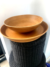 Wooden round bowl for sale  NORTHAMPTON