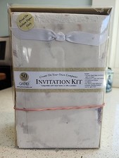 Kit de convite de casamento papel feito à mão imprimível 50 quilates caixa 250 disponível , usado comprar usado  Enviando para Brazil