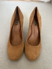 tan wedge heeled suede shoes for sale tan wedge heeled suede shoes for sale CHELMSFORD