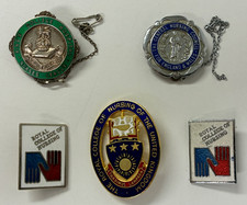 Vintage nursing badges for sale  AYLESFORD