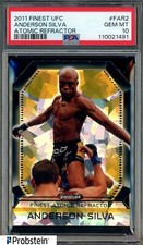 2011 Topps Finest UFC Atomic Refractor #FAR2 Anderson Silva PSA 10 GEM ESTADO PERFEITO comprar usado  Enviando para Brazil