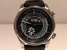 RELÓGIO DE QUARTZO MASCULINO SUÍÇO RARO RETRÔ "ALFEX" MOMENTOS FELIZES 5601 COM DIAMANTE REAL comprar usado  Enviando para Brazil