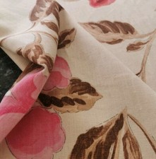 Floral fabric remnant. for sale  CHESTERFIELD