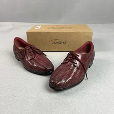Sapato social feminino Trotters Lizzy tecido borgonha couro com cadarço Oxford 7,5 N comprar usado  Enviando para Brazil