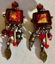 Boucles oreilles clips d'occasion  Saint-Aubin-du-Cormier