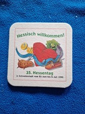 Bierdeckel 1995 schwalmstadt gebraucht kaufen  Meßstetten