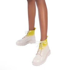 Usado, BOTAS DE COMBATE MELISSA COTURNO 6 NOVAS SEM ETIQUETAS   comprar usado  Enviando para Brazil