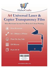 Universal laser transparency for sale  COVENTRY