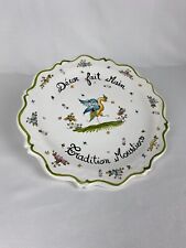 Jolie assiette décor d'occasion  Bollène