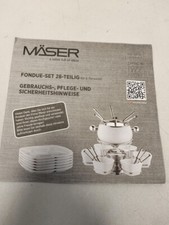 Mäser fondueset tlg gebraucht kaufen  Herten