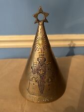 Vintage etched brass for sale  Glastonbury