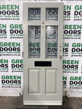 Leaded glass front for sale  LUTON