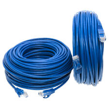 Cabo Patch Ethernet CAT5e RJ-45 Cabo de Internet Azul 25FT-200FT Multi-Pack LOTE comprar usado  Enviando para Brazil