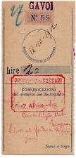 Sardegna 1912 gavoi usato  Cagliari