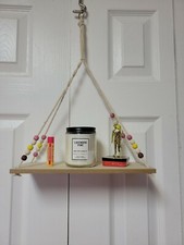 Hanging wooden shelf for sale  Macon