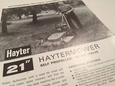 Hayter self propelled for sale  UK