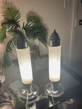 chrome pair vintage lamps for sale chrome pair vintage lamps for sale Virginia Beach