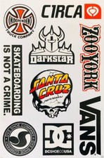 Adesivi skateboard trasparenti usato  Legnano