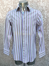 Chemise blanche rayée d'occasion  Auterive