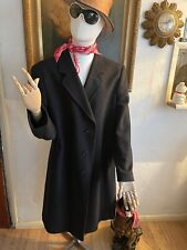 Black cashmere overcoat for sale  UK