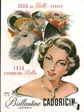 Publicité ancienne brillantin d'occasion  France