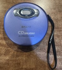 Sony Walkman CD Player Portátil G-Protection Discman D-EJ611 - Azul - FUNCIONANDO comprar usado  Enviando para Brazil