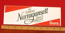 ADESIVO DE PARA-CHOQUE ORIGINAL VINTAGE NÃO USADO OI VIZINHO NARRAGANSETT CERVEJA RARA!! comprar usado  Enviando para Brazil