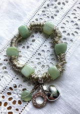 Silver plated jade for sale  OKEHAMPTON