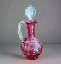 Vintage cranberry glass for sale  BARNSTAPLE