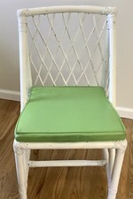 Vintage white rattan for sale  Riverton