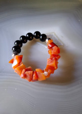 Ring korallenstücke nyxperlen gebraucht kaufen  Nürnberg