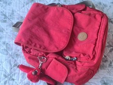 Kipling red backpack for sale  SURBITON