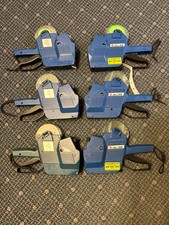 Lote de 6 Sato Avery Dennison 210 etiqueta rotuladora de preço 2 linhas marcador de arma varejo comprar usado Lote de 6 Sato Avery Dennison 210 etiqueta rotuladora de preço 2 linhas marcador de arma varejo comprar usado  Enviando para Brazil