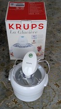 Sorvete de sorvete Krups La Glaciere #3587051, branco, feito na Itália, funciona! comprar usado  Enviando para Brazil