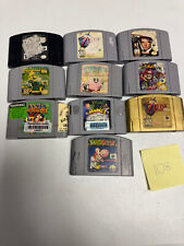 Lote de 10 juegos Nintendo 64 N64 - Banjo Tooie, Yoshi, Kirby, Rampage 2, Tony Hawk 3 segunda mano  Embacar hacia Argentina