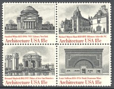 Scott 1931a, American Architecture, The 18¢ Block of 4 de 1981 - MNH comprar usado  Enviando para Brazil