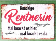 Lustiges blechschild rente gebraucht kaufen  Braunschweig