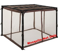Mosquiteiro para pérgola de teto plano - Apenas rede de insetos de malha (8 pés x 10 pés, marrom) comprar usado Mosquiteiro para pérgola de teto plano - Apenas rede de insetos de malha (8 pés x 10 pés, marrom) comprar usado  Enviando para Brazil