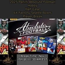 Cris Dishman - 2025 Panini Absolute Football - 6X Box Player BREAK #1 comprar usado  Enviando para Brazil