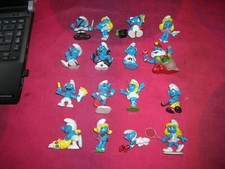 Lot figurine schtroumpfs d'occasion  France