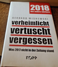 2018 jahrbuch verheimlicht gebraucht kaufen  Penig