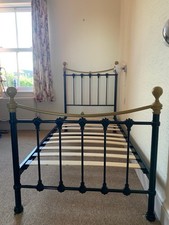 Iron bed frame for sale  CHIPPENHAM