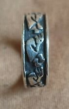 Ring kokopelli umlaufend gebraucht kaufen  Hannover