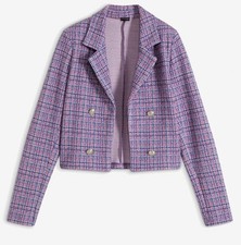 Strukturierter blazer lila gebraucht kaufen  Deutschland