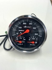 NOS Centurion Boat Multi Gauge GS2002B~MPH~VOLT~FUEL w/Calibration~W/SCRATCHES na sprzedaż  Wysyłka do Poland
