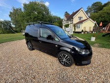 Volkswagen caddy black for sale  HORSHAM