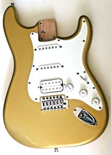 Corpo Fender Squier Affinity Stratocaster - Acabamento Dourado - Indonésia - Carregado #865 comprar usado  Enviando para Brazil