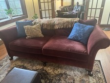 Burgundy crushed velvet for sale  Teaneck