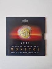 Litauen kursmünzensatz kms gebraucht kaufen  Schwarzenbach a.d.Saale