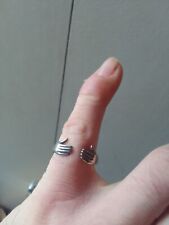 Silver hand ring for sale  LEICESTER